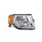 Far Ford Escape, 01.2008-12.2012, montare fata, dreapta, Tip=USA; H13+PY27/7W+W5W; manual; argintiu; Omologare: SAE; halogen, Taiwan