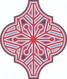 Cumpara ieftin Sticker decorativ, Mandala , Rosu, 70 cm, 4987ST-3, Oem