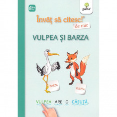 Vulpea si barza/ Invat sa citesc de mic