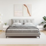 vidaXL Noptiere, 2 buc., alb, 40x31x35,5 cm, lemn masiv de pin