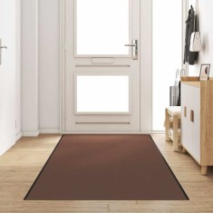vidaXL Covoraș de intrare Altele Maro și negru 120 x 350 cm 4100783