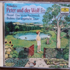 CD Prokofiev/Mozart/Brahms-Peter & Wolf-Eine Kleine Nachtmusik-Ungarische Tanze