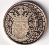 Romania 50 Bani 2012 (Mircea cel Batran) 23.75 mm, Din set de monetarie, Alinierea medalie &uarr;&uarr;, KM-260 UNC !!!