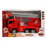 Camion de pompieri cu scara, Maxx Wheels, 24 cm