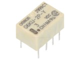 Releu electromagnetic DPDT 3VDC 1A OMRON Electronic Components