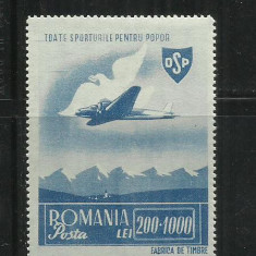 ROMANIA 1945 - O.S.P. POSTA AERIANA, MNH - LP 176