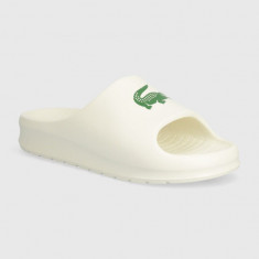 Lacoste papuci Serve 2.0 Synthetic femei, culoarea bej, cu platforma, 46CFA0028