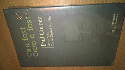 Paul Cornea de vorba cu Daniel Cristea-Enache - Ce a fost. Cum a fost (Polirom, 2013) foto