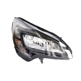 Far Opel Corsa E, 11.2014-, partea Dreapta, electric, tip bec H7+H7, cu motoras, cu lumini de zi, TYC