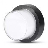 LAMPA LED 12W IP65 4000K ALB NEUTRU - NEGRU, V-TAC
