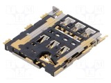 Conector Nano SIM cu buton SMT PIN 6 ATTEND