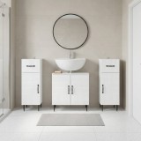 Cumpara ieftin Set de cabinet pentru baie cu 3 piese HAARLEM 3 buc.