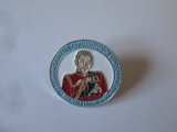 Insigna comemorativa colectie editie limitata incoronarea regelui Charles,diametrul=25 mm, Europa
