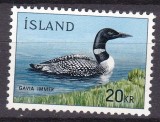 Islanda 1967 fauna pasari MI 408 MNH ww81, Nestampilat