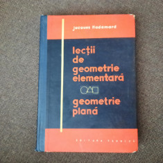 J.Hadamard / LECTII DE GEOMETRIE ELEMENTARA : GEOMETRIE PLANA,RF19/3