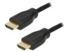 Cablu HDMI 1.4 2m Logilink Negru High Speed + Ethernet 4K Aurit Ecranat