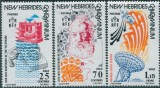 New Hebrides (Br) 1977 - Telefonie, Graham Bell, serie neuzata