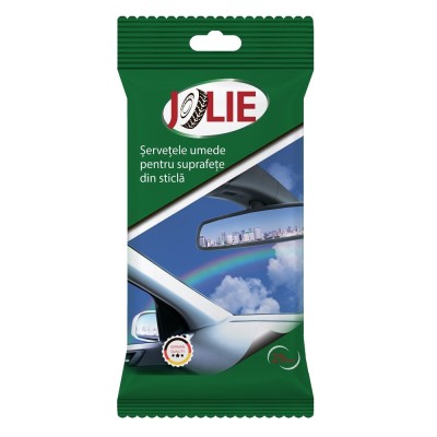 Servetele umede auto pentru suprafete din sticla Jolie, 25 buc foto