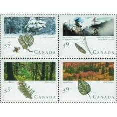 Canada 1990 - paduri, bloc neuzat