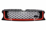 Grila Centrala Land Range Rover Sport L320 Facelift (2009-2013) Autobiography Design Negru Rosu Performance AutoTuning, KITT