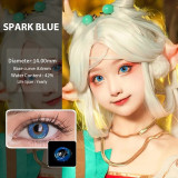Lentile de contact fashion diverse modele cosplay - SPARK BLUE