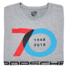 Tricou Unisex Oe Porsche Clasic Limited Edition 70 Years of Porsche Marimea M Gri WAP71100M0K