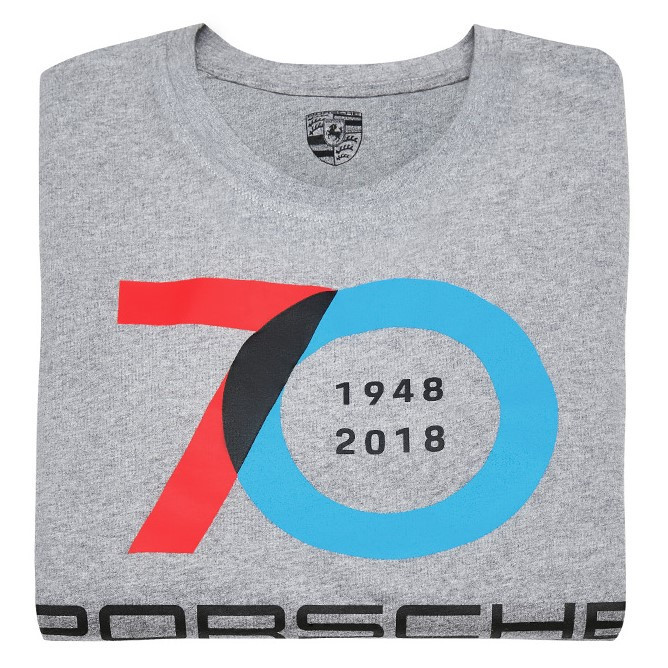 Tricou Unisex Oe Porsche Clasic Limited Edition 70 Years of Porsche Marimea XS Gri WAP7110XS0K