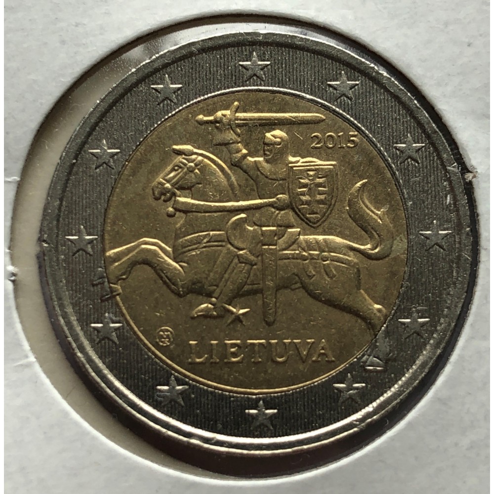 Piece De 2 Euro Lietuva 2015 Valeur