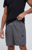 Adidas Performance pantaloni scurți de antrenament Train Essentials culoarea gri IC6978
