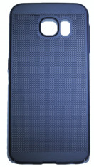 Husa Samsung Galaxy S6 TPU Perforat Bleumarin foto