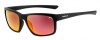 Ochelari de soare polarizati unisex Relax Peaks R2345C, negri, cu husa