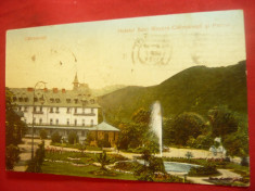 Ilustrata Calimanesti - Hotel Soci-Govora-Calimanesti ,color ,circulat 1924 foto