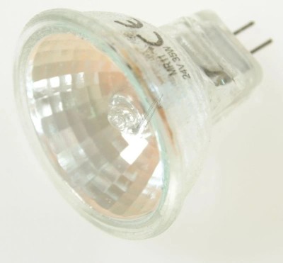 GU4 NIEDERVOLT HALOGENGLĂśHLAMPE MIT KALTLICHTREFLEKTOR UND FRONT foto