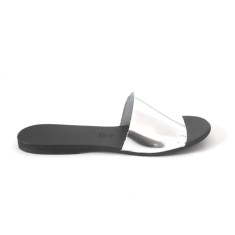 Papuci de dama din piele Silver Elisa, 40