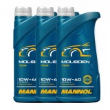 Cumpara ieftin Pachet 3 litri Ulei Motor MANNOL Molibden 10W40 (MoS2) - Hidrosintetic, Anti-frictiune Extrema