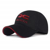 Sapca chipiu caciula baseball material logo brodat Dacia, Marime universala, Negru