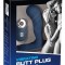 Vibrator canelat pentru prostata Vibrating Butt Plug (11,7 cm)