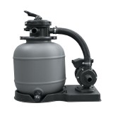 Pompa Filtrare Piscina cu Nisip 4 m&sup3;/h Planet Pool, Gri, Debit 4mc/h, Filtru 20m3, 230V, 200W