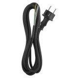 Cablu de alimentare EMOS S03230N flexibil izolatie cauciuc neopren 3x1.5mm2 H07RN-F 3m negru