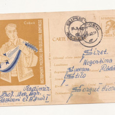 RF26 -Carte Postala- Instrumente muzicale - Cobza, circulata 1962