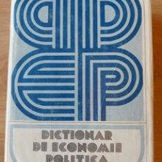 Dictionar de economie politica