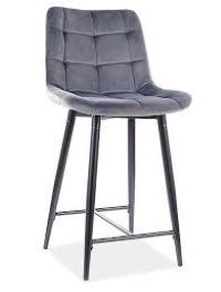 SCAUN DE BAR ASTOR GRI foto
