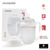 Biberon anticolici mombella breast-like, 300ml, tetina 360&Atilde;&sbquo;&Acirc;&deg; xl flux consistent, 100% silicon, ivory