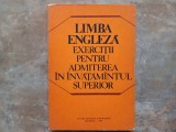 LIMBA ENGLEZA EXERCITII PENTRU ADMITEREA IN INVATAMANTUL SUPERIOR, 1978