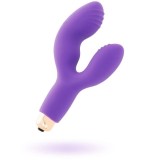 Vibrator Clitoris Unisex Justforme Womanvibe Vanix Silicon, 12cm, Baterii Incluse, Stimulare Vaginala/Anala/Externă