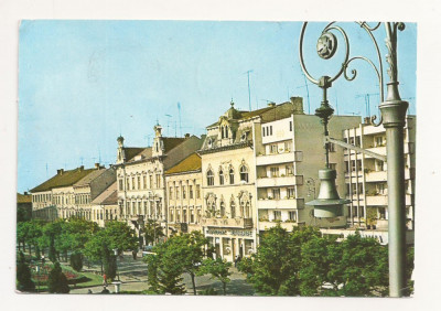 RF37 -Carte Postala- Arad, piata Avram Iancu, circulata 1980 foto