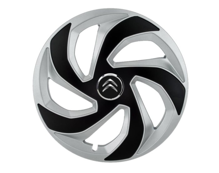 Set 4 capace roti Lama dual crom R16 pentru gama auto Citroen