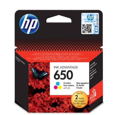 Cartus Original HP 650 CZ102AE Color 200 de pagini foto