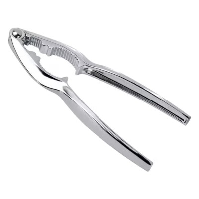 Spargator manual pentru nuci, 15 x 3 cm, aliaj de zinc, argintiu foto