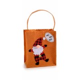 Gentuta cadou Craciun textil 17x8x33 cm